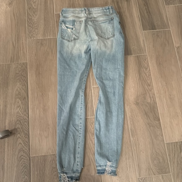 Girls DL1961 Ripped Chloe Skinny Jeans Size 12 - Picture 2 of 7